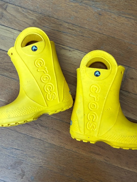 CROCS Other - Yellow Crocs Rainboots